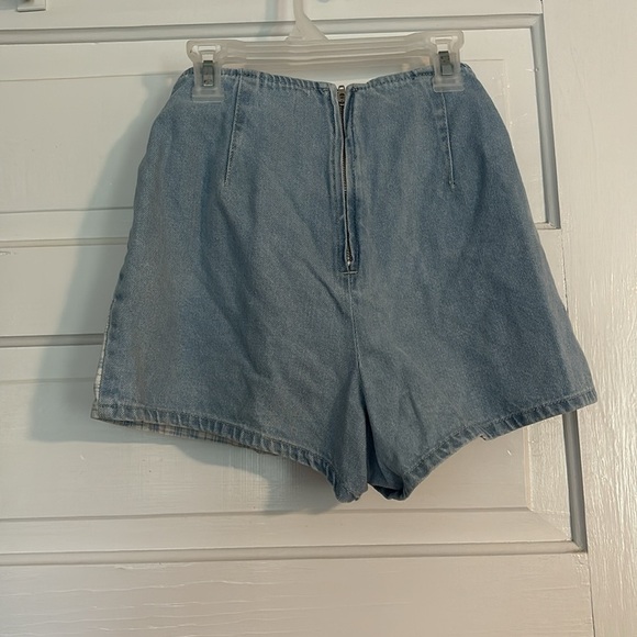 BDG by Urban Outfitters Checkered Jean Shorts - Picture 3 of 3